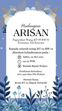 undangan arisan