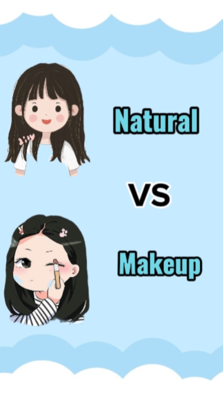 Natürlich vs. Make-up