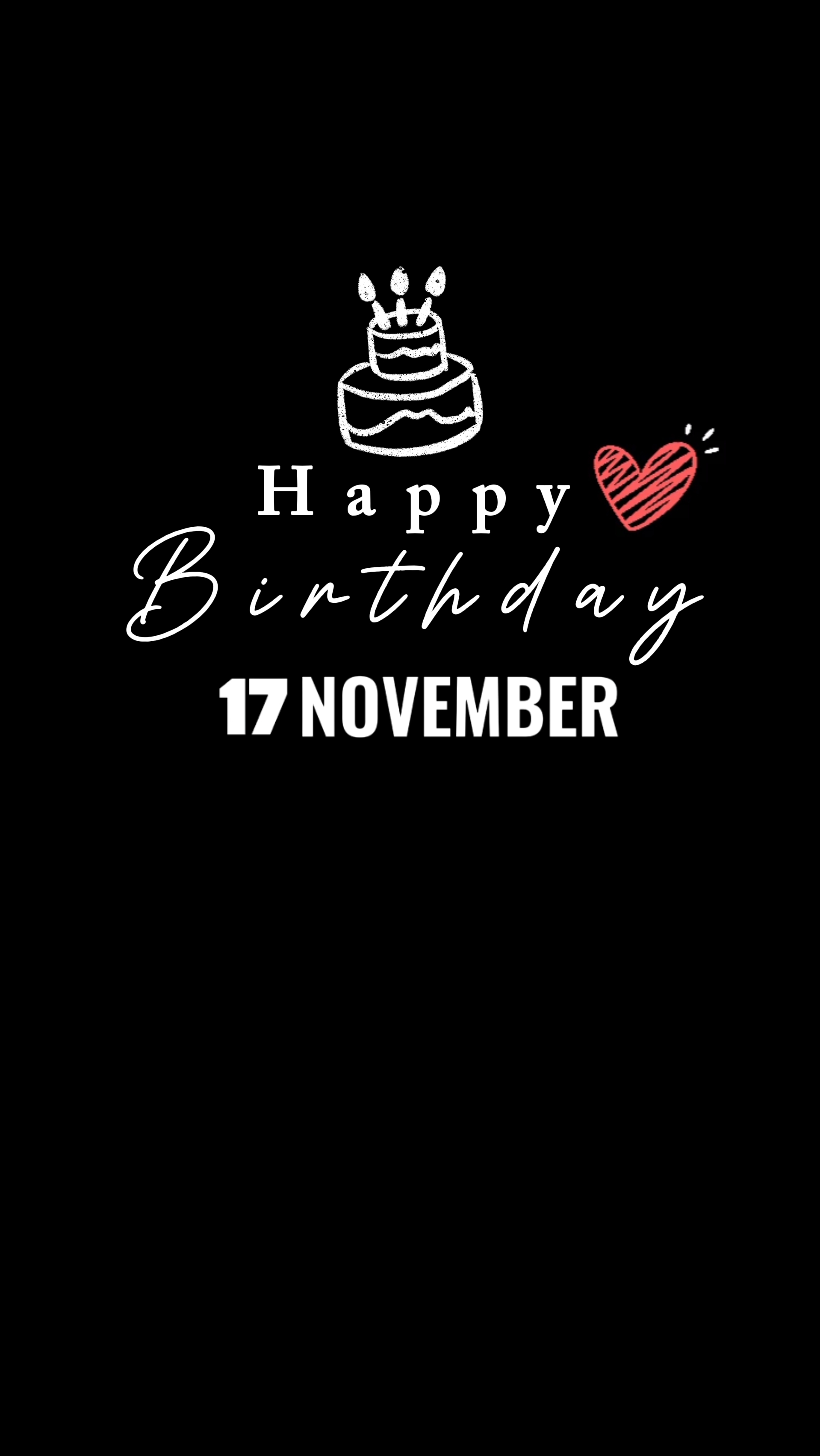 HBD 17 NOVEMBER 
