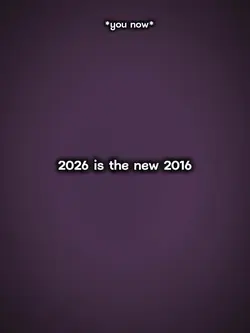 2026 is the new 2016