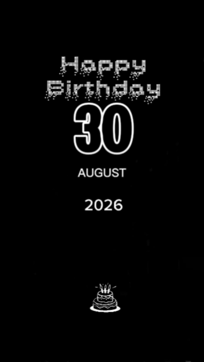 HBD 30 DE AGOSTO