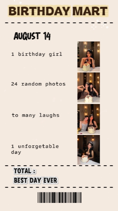 BDAY TREND 14 AUGUST
