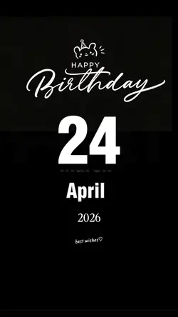 hbd 24 april 2026