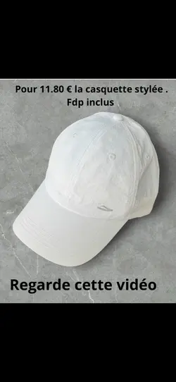 Casquette blanche 