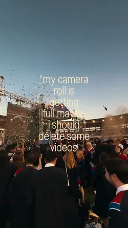 my camera roll full