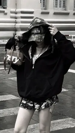 Black and white