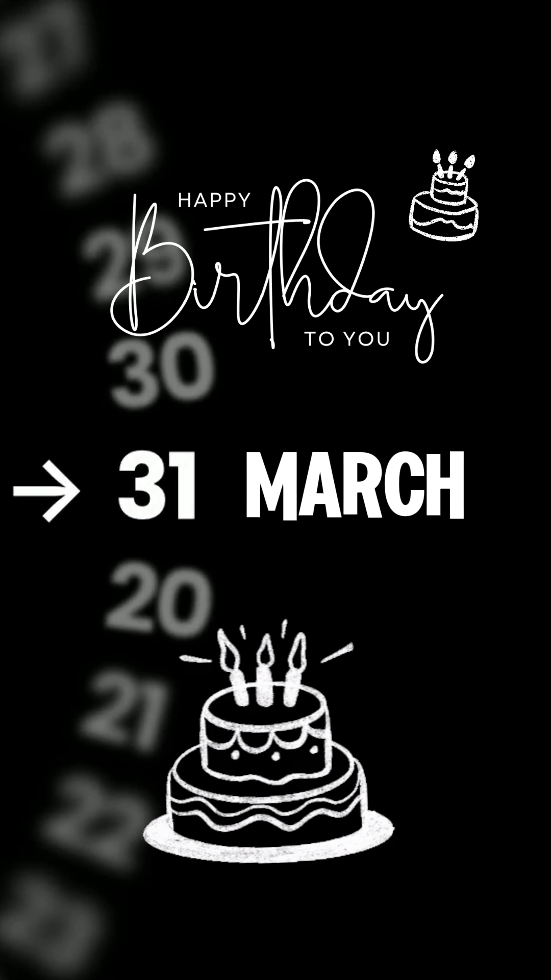 ULANG TAHUN 31 MARET