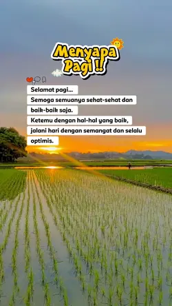 menyapa pagi