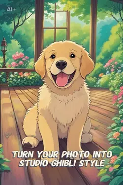AI Studio Ghibli Dog