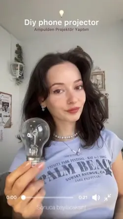 DIY phone projector