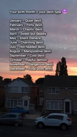 Month = devil type