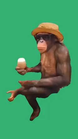 drinking ape