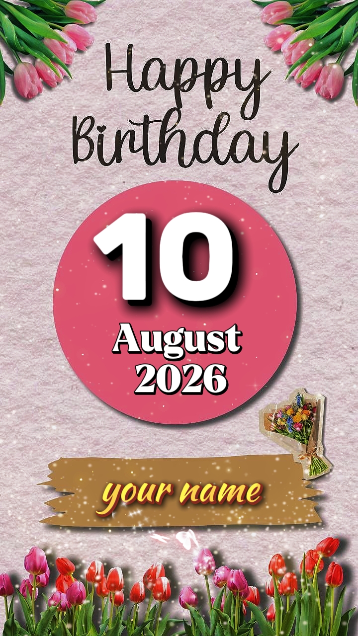Cumpleaños 10 de agosto 