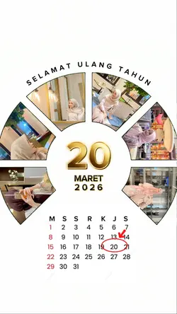 ULTAH 20 MARET