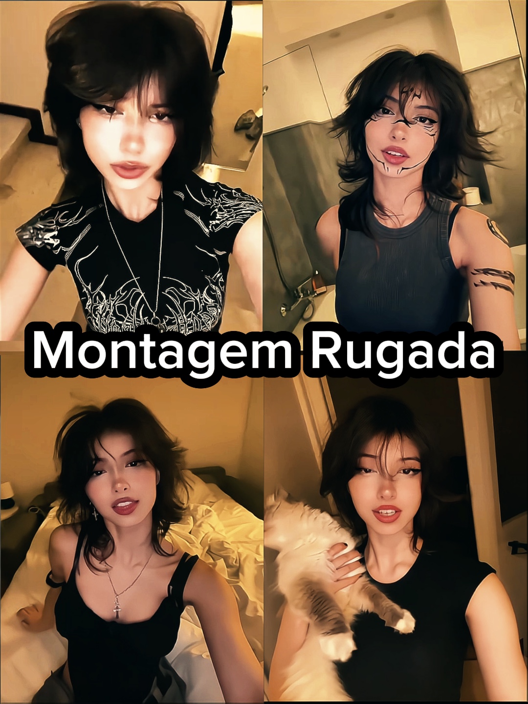 Montagem rugada 