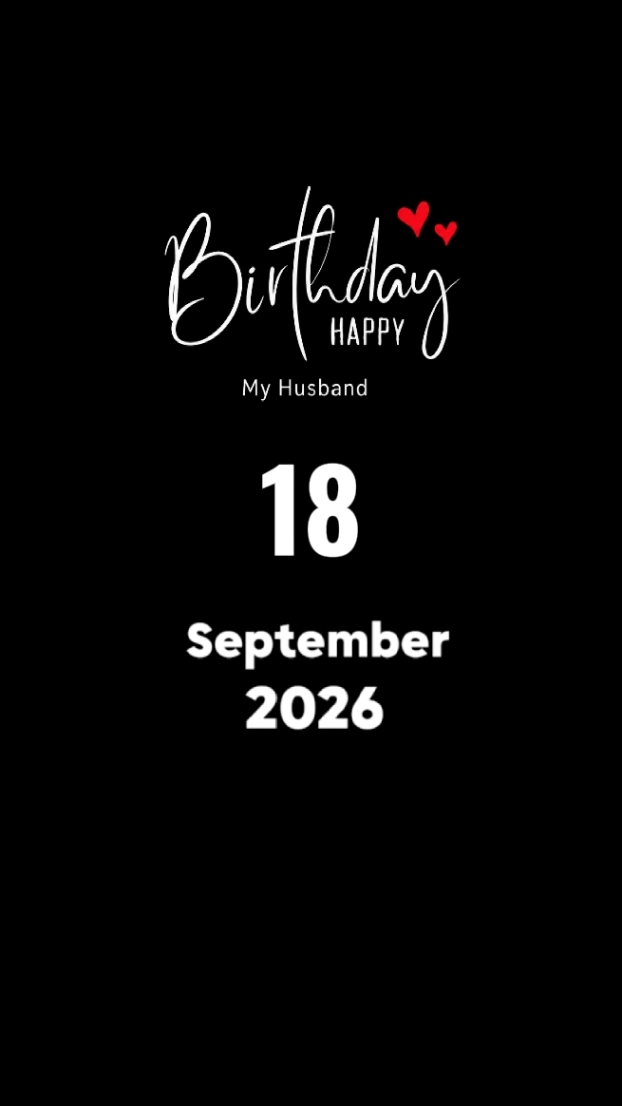 HBD HUSBAND 18 SEPTE
