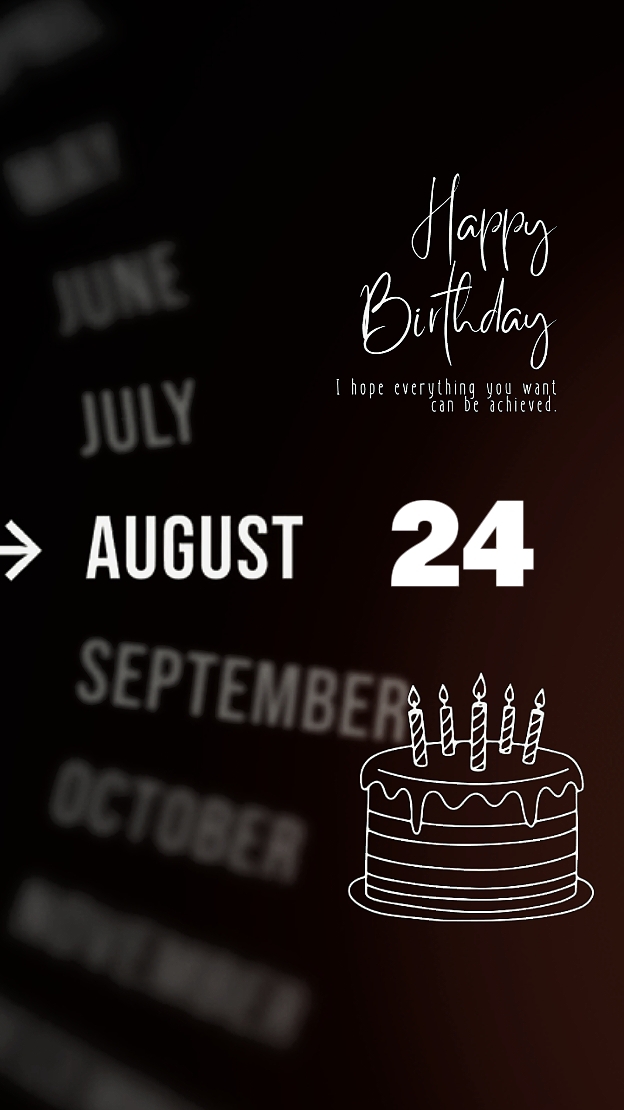 HBD 24 Agustus