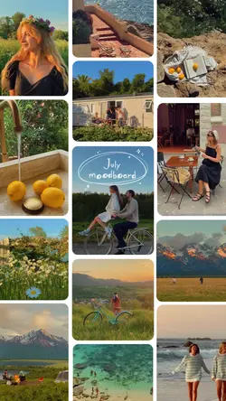 July mood board