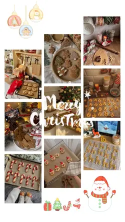 Christmas baking