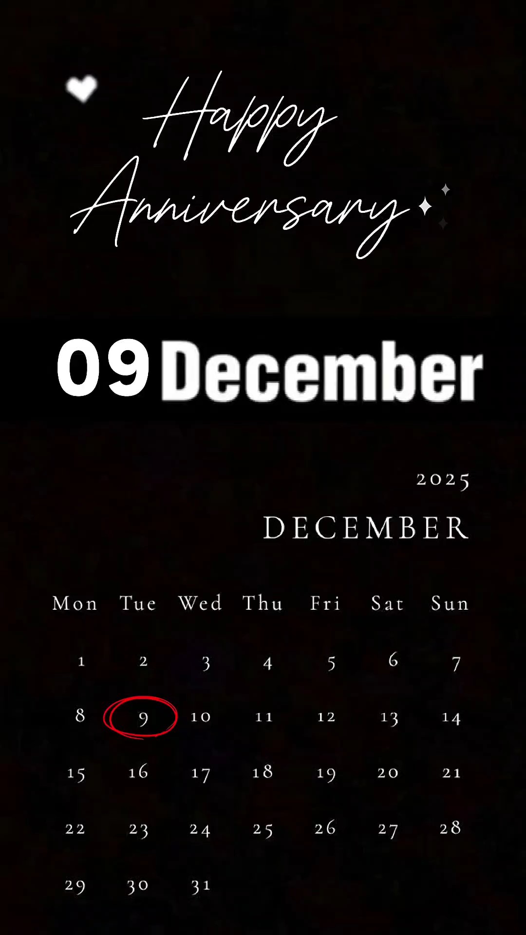 Feliz aniversario 