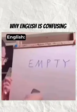 while English