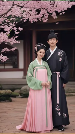 couple hanfu ai