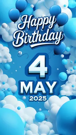 HBD 4 MAY KIDS