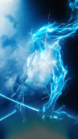 Blue power effect