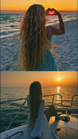 sunset moment