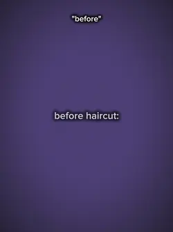 before after haircut