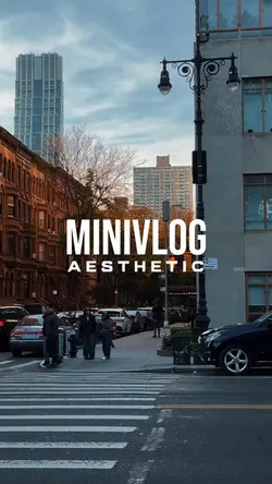 Minivlog aesthetic