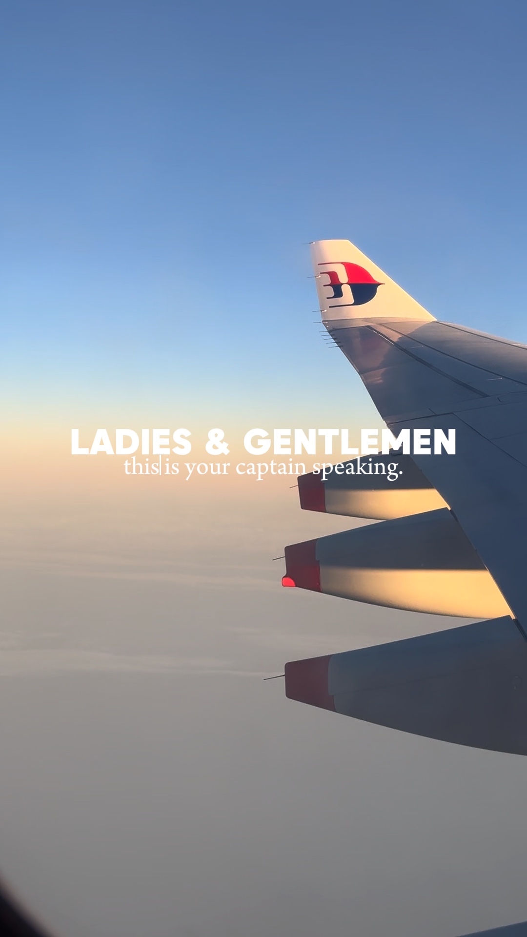 LADIES & GENTLEMEN ✈️
