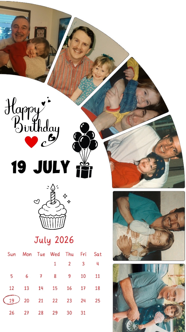 Hbd pai 19 de julho