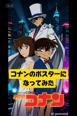 名探偵コナンのポスターになってみた