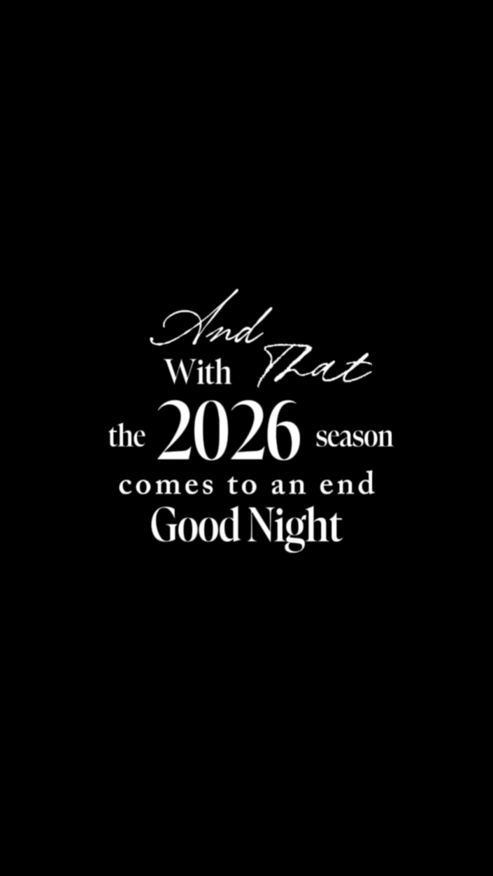 The  2026 Season