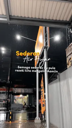 Sederas air hujan