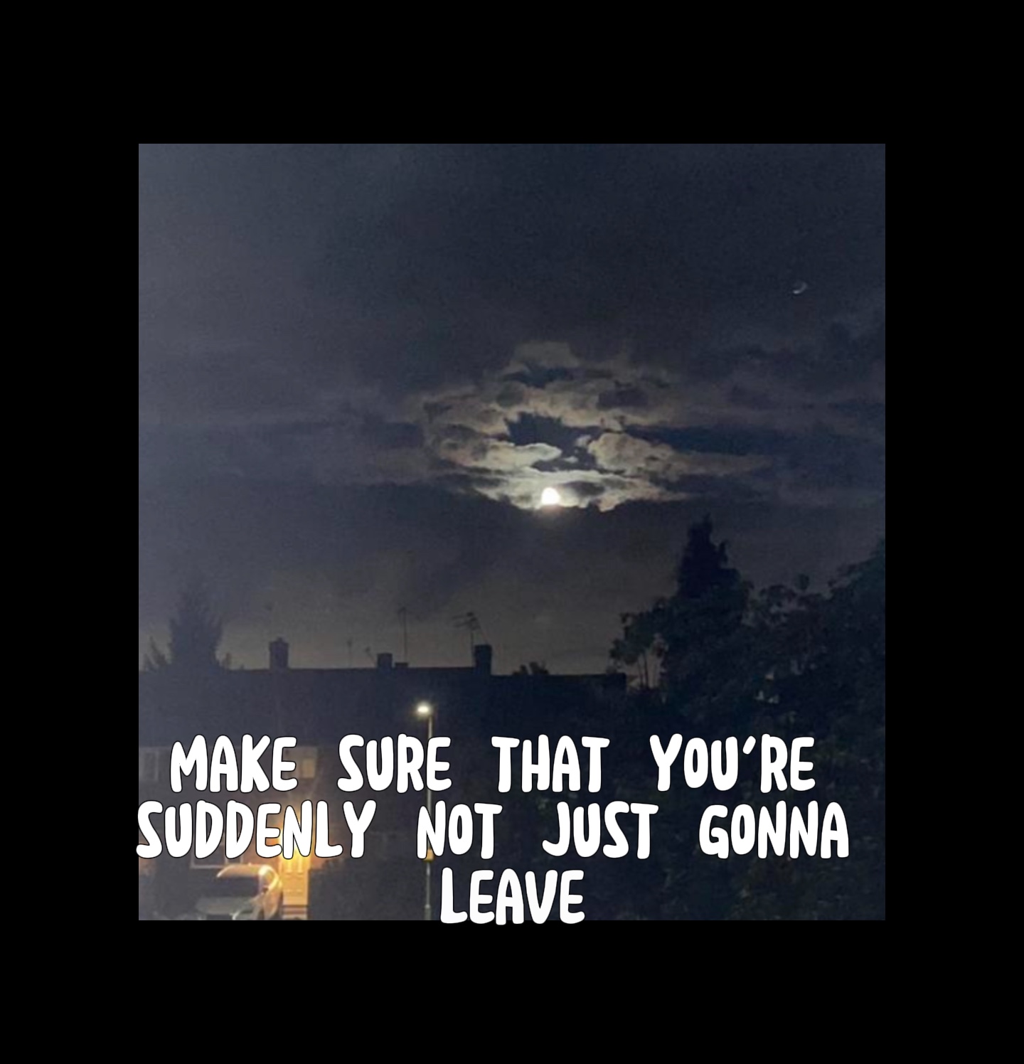 Pls don't leave x