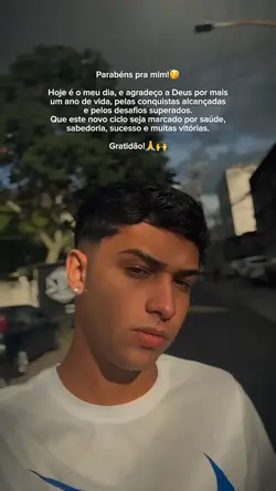 parabéns pra mim