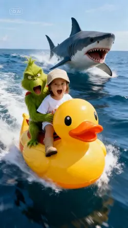 Shark chasing