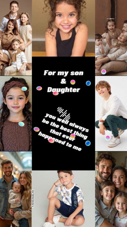 Sohn und Tochter