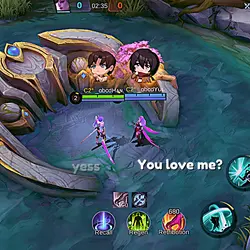 You love me? yes