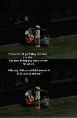 Con chưa thể gánh…