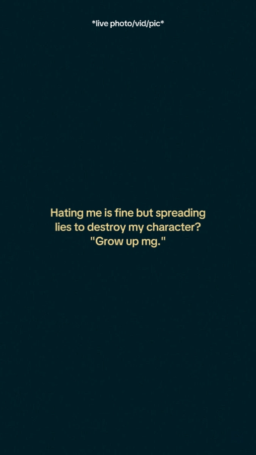 Hating me is fine 