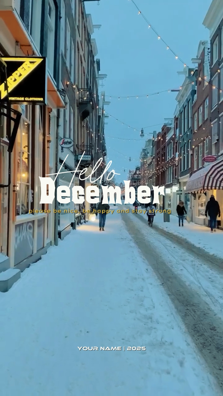Hello December 