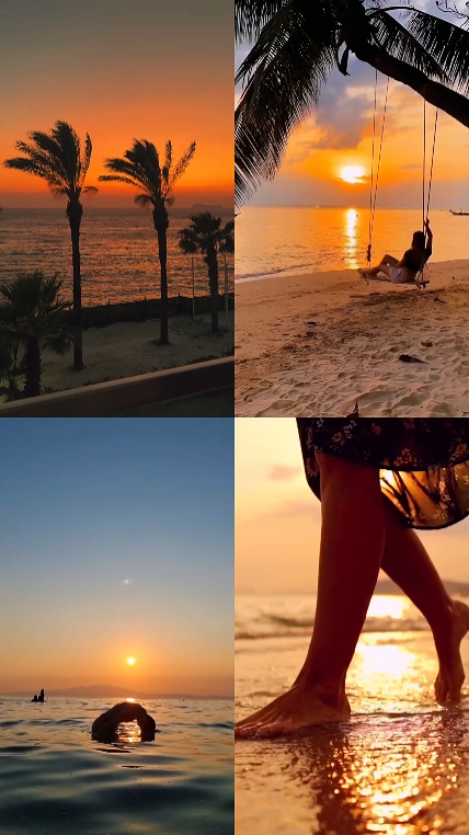 Sonnenuntergang Momente 