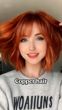 Copper hair