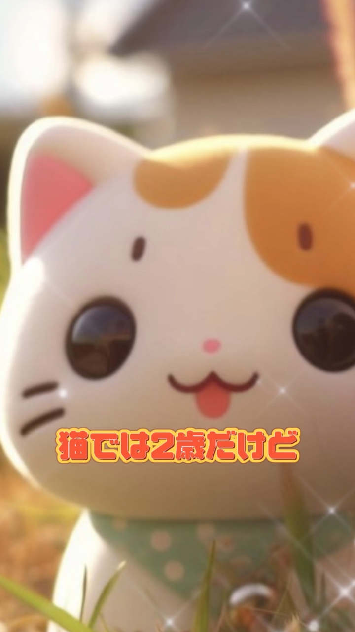 猫では2歳だけどね♪