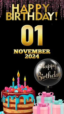 Birthday 1 Nov 2024