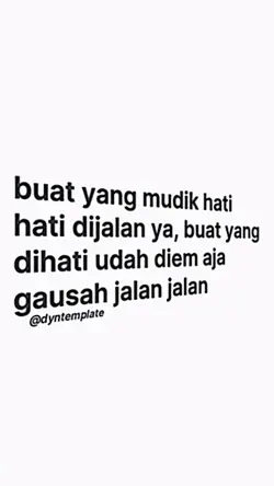 Buat Yg Mudik Hati"