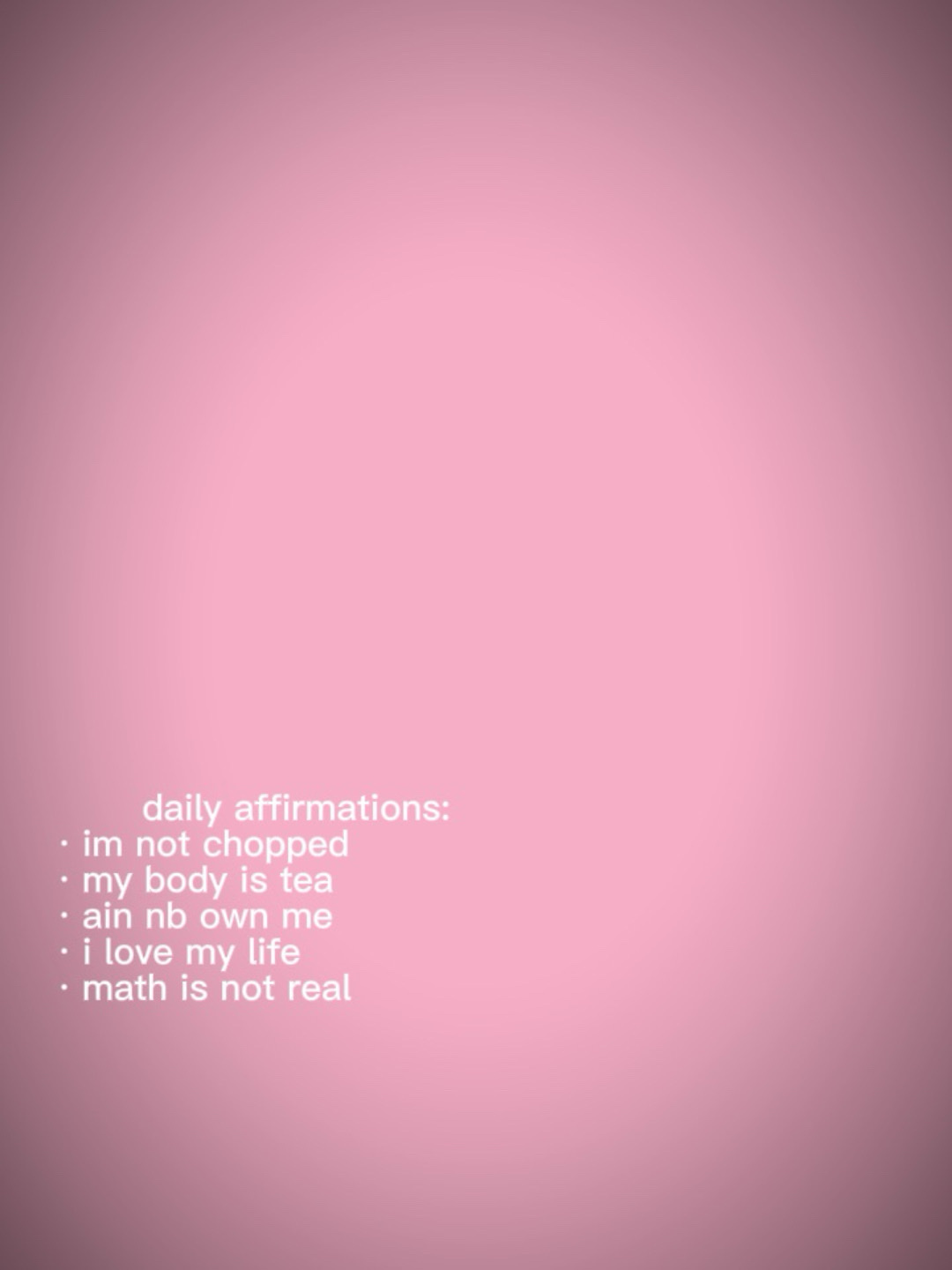 GÜNLÜK AFFIRMATIONS